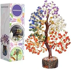 7 Chakra Tree Of Life - Crystal Tree - Crystal Tree For Positive Energy - Gemstones And Crystals - Feng Shui Tree - Gem Tree Stones - Crystal Gifts - Meditation Decor - Chakra Decor -Artificial Trees Store 51pv0ttznVL. AC