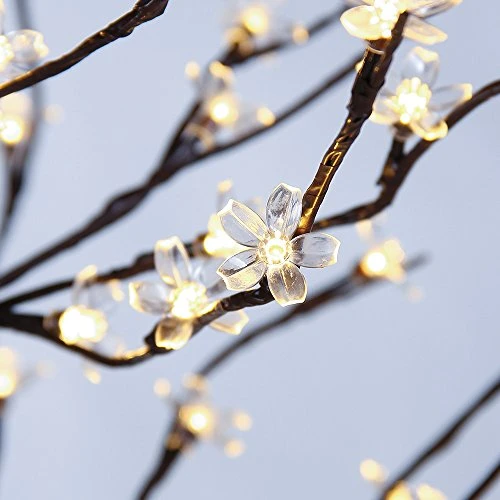 Lightshare Cherry Blossom Tree 5FT 128 LED Lighted Tree For Decoration Inside And Outside, Home Patio Wedding Festival Christmas Decor, Warm White 5 Lightshare Cherry Blossom Tree 5FT 128 LED Lighted Tree For Decoration Inside And Outside, Home Patio Wedding Festival Christmas Decor, Warm White - Image 3