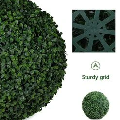 FTL&HONG Artificial Boxwood Ball 13in,15in,19in,23in,Artificial Plant Trim Ball Green,No Installation -Lifelike Plants,for Indoor Outdoor Decor 20 FTL&HONG Artificial Boxwood Ball 13in,15in,19in,23in,Artificial Plant Trim Ball Green,No Installation -Lifelike Plants,for Indoor Outdoor Decor -Artificial Trees Store 51qLqr1al6S