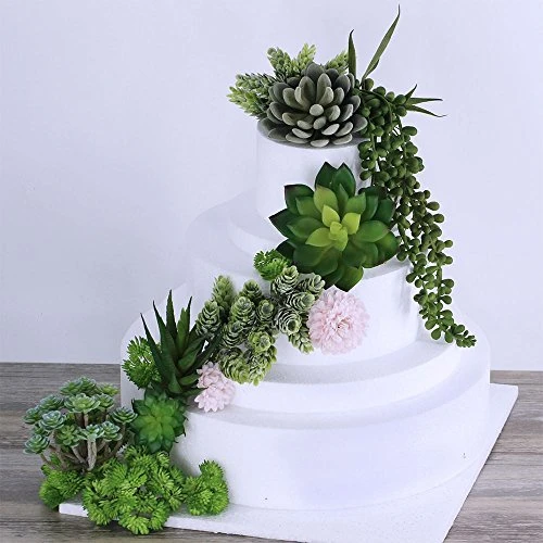 Winlyn 6 Pcs Unpotted Fake Succulents Assorted Faux Succulent In Different Green Artificial Hanging Succulents Textured Faux Succulent Pick Hanging String Of Pearls Plant For Wedding Centerpieces 5 Winlyn 6 Pcs Unpotted Fake Succulents Assorted Faux Succulent In Different Green Artificial Hanging Succulents Textured Faux Succulent Pick Hanging String Of Pearls Plant For Wedding Centerpieces - Image 3