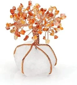 Top Plaza Rose Quartz Healing Crystals Copper Money Tree Desk Office Decor Wrapped On Natural Rose Quartz Base Feng Shui Luck Figurine 29 Top Plaza Rose Quartz Healing Crystals Copper Money Tree Desk Office Decor Wrapped On Natural Rose Quartz Base Feng Shui Luck Figurine -Artificial Trees Store 51rZfYvnADL. AC