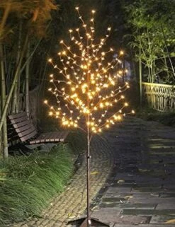 LIGHTSHARE 6.5 Feet 208L LED Lighted Cherry Blossom Tree, Warm White, Decorate Home Garden, Spring, Summer, Wedding, Birthday, Christmas Holiday, Party, For Indoor And Outdoor Use 17 LIGHTSHARE 6.5 Feet 208L LED Lighted Cherry Blossom Tree, Warm White, Decorate Home Garden, Spring, Summer, Wedding, Birthday, Christmas Holiday, Party, For Indoor And Outdoor Use -Artificial Trees Store 51sI0KfvePL. AC
