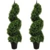 Momoplant Artificial Boxwood Spiral Topiary Tree 3ft (2 Pieces) Faux Topiary Tree Outdoor Faux Potted Tree,35 Inch Feaux Topiaries Trees 1 Momoplant Artificial Boxwood Spiral Topiary Tree 3ft (2 Pieces) Faux Topiary Tree Outdoor Faux Potted Tree,35 Inch Feaux Topiaries Trees -Artificial Trees Store 51sQFT81ZzS 1