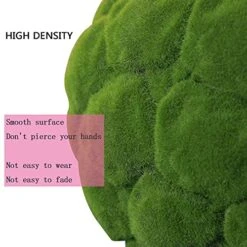 ZXLL 3in,4in,5in,6in,8in,12in,16in,20in Artificial Moss Balls,Natural Green,Not Easy To Fade,Faux Decorative Ball,Outdoor Garden,Artificial Boxwood Ball 1 Piece (Color : Green, Size : Ø30cm/12in) -Artificial Trees Store 51sVjCHNv9S