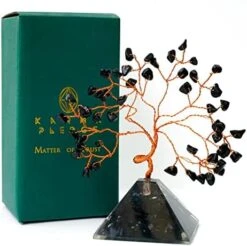 Handcrafted Healing Crystal Trees (Set Of 12), Bonsai Tree For Positive Energy & Chakra Balance, Feng Shui Tree Of Life, Perfect Home/Desk Decor, Reiki Good Luck Crystal Gifts By KarmaPledge -Artificial Trees Store 51t 73VN8ML. AC