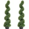 Two 43.3 Inch/3.6 Ft Artificial Spiral Topiary Trees Boxwood Spiral Trees Artificial Topiaries Trees -Artificial Trees Store 51tIgDUbgZL