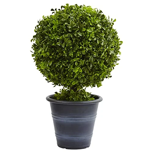 Nearly Natural 4560 23" Boxwood Ball Topiary 3 Nearly Natural 4560 23" Boxwood Ball Topiary