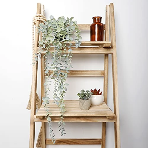 COCOBOO 1pcs Artificial Hanging Plants, Fake Potted Eucalyptus Faux Hanging Plant For Wall Room Home Indoor Outdoor Shelf Decor 5 COCOBOO 1pcs Artificial Hanging Plants, Fake Potted Eucalyptus Faux Hanging Plant For Wall Room Home Indoor Outdoor Shelf Decor - Image 3