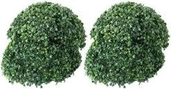 VALICLUD Artificial Topiary Ball Decorative Faux Boxwood Lifelike Plant Decor For Wedding Christmas Lawn Backyard And Garden Decor -Artificial Trees Store 51wN KxeRL. AC