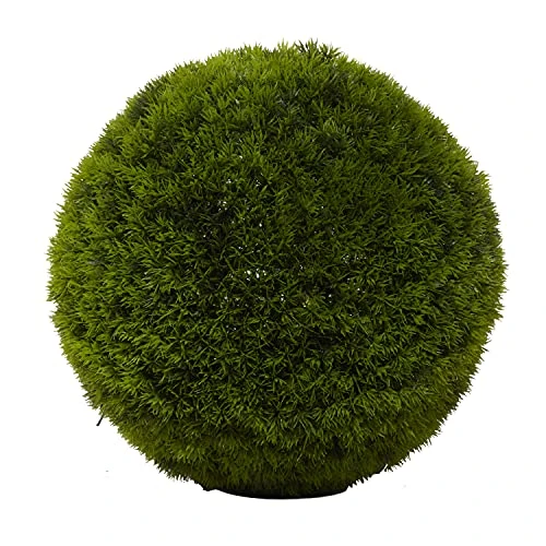 Deco 79 Faux Foliage Boxwood Topiary Artificial Foliage Ball, 15" X 15" X 15", Green 3 Deco 79 Faux Foliage Boxwood Topiary Artificial Foliage Ball, 15" X 15" X 15", Green