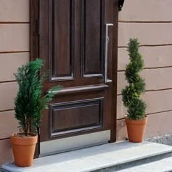 Two 3.6ft Artificial Topiaries Trees Boxwood Spiral Topiary Trees, Faux Topiary Tree Outdoor Spiral Topiary Artificial Cypress Trees -Artificial Trees Store 51xmp8A13vL