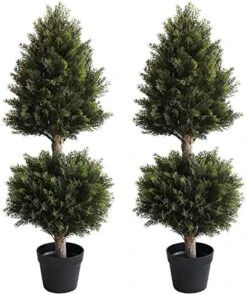 Momoplant 35Inch-3' Ice Cream Ball Artificial Plants Tree Shaped Boxwood Topiary Cone Topiaries Bushes Ball Potted Fake Plants Outdoor/Indoor Decor(Set Of 2) 13 Momoplant 35Inch-3' Ice Cream Ball Artificial Plants Tree Shaped Boxwood Topiary Cone Topiaries Bushes Ball Potted Fake Plants Outdoor/Indoor Decor(Set Of 2) -Artificial Trees Store 51xofxBcs0L. AC