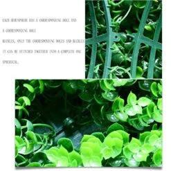 LXLTL Artificial Plants Grass Ball, Milan Grass Ball Topiary Ball Leaf Effect Ball Hanging UV Protected Green Topiary Hanging Balls For Outdoor And Indoor,20cm 12 LXLTL Artificial Plants Grass Ball, Milan Grass Ball Topiary Ball Leaf Effect Ball Hanging UV Protected Green Topiary Hanging Balls For Outdoor And Indoor,20cm -Artificial Trees Store 51xvvQmvtGL