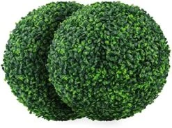 Sunnyglade 2 PCS 15.7 Inch 4 Layers Artificial Plant Topiary Ball Faux Boxwood Decorative Balls For Backyard, Balcony,Garden, Wedding And Home Décor (15.7 Inch) 20 Sunnyglade 2 PCS 15.7 Inch 4 Layers Artificial Plant Topiary Ball Faux Boxwood Decorative Balls For Backyard, Balcony,Garden, Wedding And Home Décor (15.7 Inch) -Artificial Trees Store 51yQxoMDQ3L. AC 1