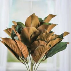 Factory Direct Craft Artificial Magnolia Leaf Bush Realistic Faux Magnolia Leaves For Natural Look Greenery In Floral Designs, Wedding Decor, Home Decor, And Holiday Decorating 19 Factory Direct Craft Artificial Magnolia Leaf Bush Realistic Faux Magnolia Leaves For Natural Look Greenery In Floral Designs, Wedding Decor, Home Decor, And Holiday Decorating -Artificial Trees Store 51z3CSOfJVL
