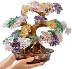 KALIFANO Large Tree Of Life (1,251 Gemstone Count) Chakra Crystal Tree With Healing Properties - Bonsai Feng Shui Money Tree For Healing And Luck -Artificial Trees Store 51z7cVnW6UL. AC