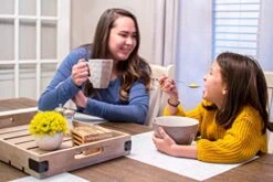 Mini Artificial Plant In White Ceramic Pot | Decorative Faux Plant For Home/Office Decor | Small Potted Topiary | Farmhouse Decor Accent | Desk/Kitchen/Bathroom/Shelf Fake Plant (Yellow) -Artificial Trees Store 51z9IRZ05IL