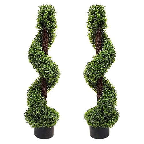 VegasDoggy 2 PCS 19.7 Inch Artificial Boxwood Balls Topiary - 4 Layers Faux Plants Decorative Balls UV Protected For Indoor, Outdoor, Garden, Wedding, Balcony, Backyard And Home Decor 8 VegasDoggy 2 PCS 19.7 Inch Artificial Boxwood Balls Topiary - 4 Layers Faux Plants Decorative Balls UV Protected For Indoor, Outdoor, Garden, Wedding, Balcony, Backyard And Home Decor - Image 6