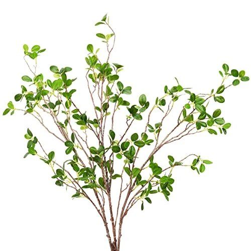 SzJias Faux Stems Artificial Branches For Vase Faux Branches Greenery Plant Stems For Vase Fake Tree Branches (3 Branches, 43.3 Inch/Branches) 3 SzJias Faux Stems Artificial Branches For Vase Faux Branches Greenery Plant Stems For Vase Fake Tree Branches (3 Branches, 43.3 Inch/Branches)
