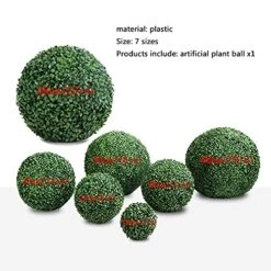FTL&HONG Artificial Boxwood Ball 13in,15in,19in,23in,Artificial Plant Trim Ball Green,No Installation -Lifelike Plants,for Indoor Outdoor Decor 17 FTL&HONG Artificial Boxwood Ball 13in,15in,19in,23in,Artificial Plant Trim Ball Green,No Installation -Lifelike Plants,for Indoor Outdoor Decor -Artificial Trees Store 51zzhXj76VS