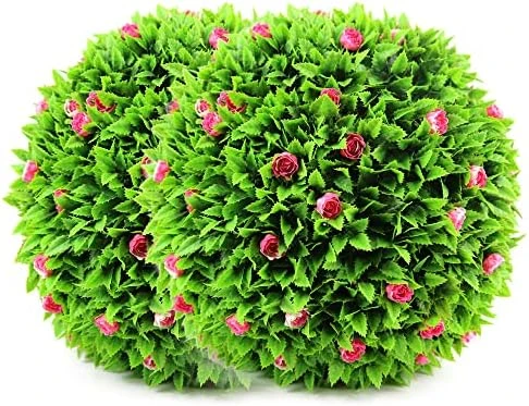 Sunnyglade 2 PCS 15.7 Inch 3 Layers Artificial Plant Topiary Ball Faux Boxwood Decorative Balls For Backyard, Balcony,Garden, Wedding And Home Décor 9 Sunnyglade 2 PCS 15.7 Inch 3 Layers Artificial Plant Topiary Ball Faux Boxwood Decorative Balls For Backyard, Balcony,Garden, Wedding And Home Décor - Image 7