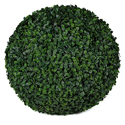 FTL&HONG Artificial Boxwood Ball 13in,15in,19in,23in,Artificial Plant Trim Ball Green,No Installation -Lifelike Plants,for Indoor Outdoor Decor 3 FTL&HONG Artificial Boxwood Ball 13in,15in,19in,23in,Artificial Plant Trim Ball Green,No Installation -Lifelike Plants,for Indoor Outdoor Decor