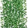 GPARK 84ft 12 Pack / 82 Inch, Artificial Ivy Garland Fake Leaf Plants Vine, Hanging Leaves Garlands For Wedding Party Garden Kitchen Outdoor Greenery Wall Decor Green 2 GPARK 84ft 12 Pack / 82 Inch, Artificial Ivy Garland Fake Leaf Plants Vine, Hanging Leaves Garlands For Wedding Party Garden Kitchen Outdoor Greenery Wall Decor Green -Artificial Trees Store 61BCGU6QSCL