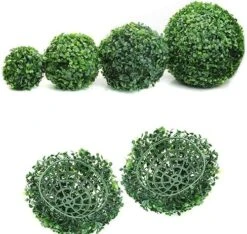 Yard & Garden Decor Artificial Plant Ball Topiary Tree Boxwood Home Outdoor Wedding Party Decoration - 18 Cm GlobalDeal -Artificial Trees Store 61BYFJ9ASUL. AC 1