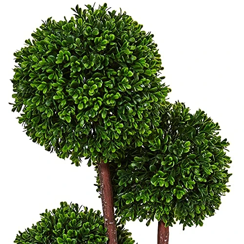 Nearly Natural 5486 Boxwood Topiary Artificial Tree UV Resistant, Green 5 Nearly Natural 5486 Boxwood Topiary Artificial Tree UV Resistant, Green - Image 3