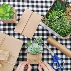 Set Of 3 Small Potted Succulents Plants Arrangement Decoration Assorted Green Fake Succulents Aloe In Rusitc Wooden Pots For Home Living Room Bathroom Table Windowsill Shelf Office Desk Indoor Decor -Artificial Trees Store 61DUJwCmnwL