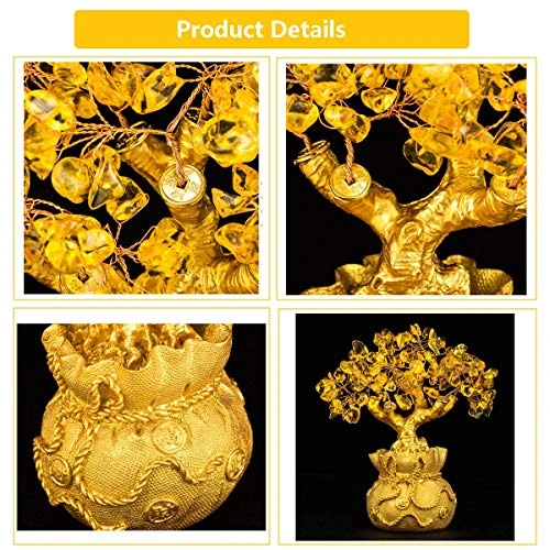 Bwinka Feng Shui Decor Money Tree Crystal Chinese Decorations Money Tree For Wealth And Good Luck 6 Bwinka Feng Shui Decor Money Tree Crystal Chinese Decorations Money Tree For Wealth And Good Luck - Image 4