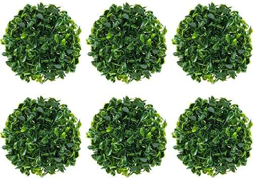 AUEAR, Artificial Boxwood Topiary Plant Balls Decorative For Table Decoration Garden Wedding Decor (7 Inch Diameter, 2 Pack) 8 AUEAR, Artificial Boxwood Topiary Plant Balls Decorative For Table Decoration Garden Wedding Decor (7 Inch Diameter, 2 Pack) - Image 6