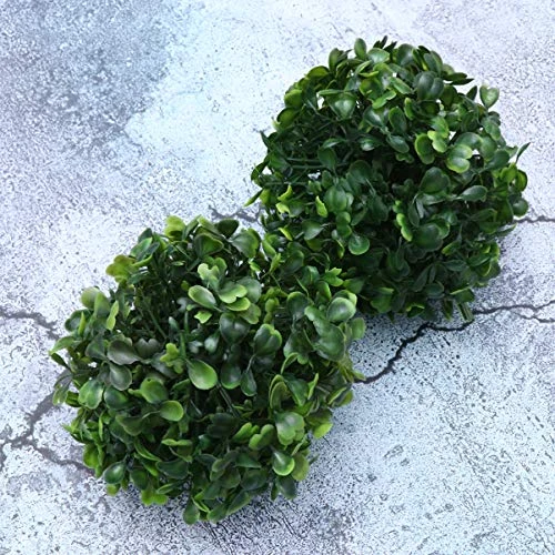 ARTIBETTER 6pcs 10cm Artificial Boxwood Ball Topiary Plants Round For Home Wedding Party Decor Garden Front Patio Planter Deck Backyard Indoor Outdoor Decor Green 9 ARTIBETTER 6pcs 10cm Artificial Boxwood Ball Topiary Plants Round For Home Wedding Party Decor Garden Front Patio Planter Deck Backyard Indoor Outdoor Decor Green - Image 7