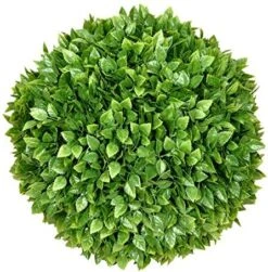 SunnyRoyal Topiary Ball Artificial Outdoor Boxwood Balls Topiary Lifelike Plants, Round Topiary For Indoor/Outdoor Decore, Rose Leaf 15 Inch, 1 Piece 26 SunnyRoyal Topiary Ball Artificial Outdoor Boxwood Balls Topiary Lifelike Plants, Round Topiary For Indoor/Outdoor Decore, Rose Leaf 15 Inch, 1 Piece -Artificial Trees Store 61YHErHziNL. AC 1