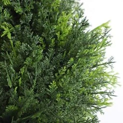 3 Foot Topiary Tree Artificial Plants Cypress Leave Spiral Plant Faux Fake Spiral Trees For Decor In Plastic Pot Green, 35Inchs- Set Of 2 -Artificial Trees Store 61bJgcgVc6L