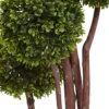 Nearly Natural 5428 4ft. Boxwood Topiary Tree UV Resistant (Indoor/Outdoor),Green,4-Feet -Artificial Trees Store 61cYe1BPRsL