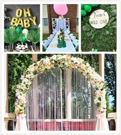 Sggvecsy 82 Pieces 8 Kinds Artificial Tropical Palm Leaves Tropical Leaves Monstera Leaves Safari Jungle Leaf With Stems For Hawaiian Luau Party Beach Table Wedding Shower Birthday Theme Decorations 10 Sggvecsy 82 Pieces 8 Kinds Artificial Tropical Palm Leaves Tropical Leaves Monstera Leaves Safari Jungle Leaf With Stems For Hawaiian Luau Party Beach Table Wedding Shower Birthday Theme Decorations -Artificial Trees Store 61eyEVjfQHL