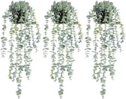 COCOBOO 1pcs Artificial Hanging Plants, Fake Potted Eucalyptus Faux Hanging Plant For Wall Room Home Indoor Outdoor Shelf Decor 17 COCOBOO 1pcs Artificial Hanging Plants, Fake Potted Eucalyptus Faux Hanging Plant For Wall Room Home Indoor Outdoor Shelf Decor -Artificial Trees Store 61knnb7UttL. AC