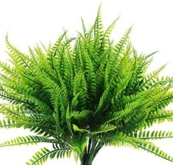 8 Pcs Artificial Boston Fern Plants Bushes Faux Plants Shrubs Greenery UV Resistant For House Office Garden Indoor Outdoor Décor -Artificial Trees Store 61q4ypOSxRL. AC