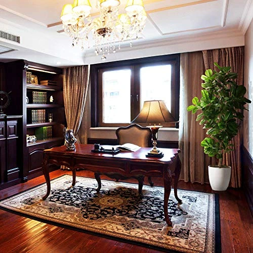 OXLLXO 6ft Artificial Fiddle Leaf Fig Tree (72in) With Plastic Nursery Pot Faux Tree, Ficus Lyrata Fake Plant For Office House Farmhouse Living Room Home Decor (Indoor/Outdoor) 5 OXLLXO 6ft Artificial Fiddle Leaf Fig Tree (72in) With Plastic Nursery Pot Faux Tree, Ficus Lyrata Fake Plant For Office House Farmhouse Living Room Home Decor (Indoor/Outdoor) - Image 3