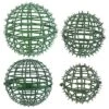 DOITOOL 4Pcs Artificial Plant Topiary Ball Support Cage Plastic Plant Trelli Faux Green Ball Frame Rack Flower Shelf Holder For Garden Green 10cm 15cm 20cm 25cm -Artificial Trees Store 61uOS51vX0L