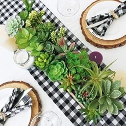 Winlyn 20 Pcs Assorted Artificial Succulents Plants Unpotted Small Green Cactus Echeveria Air Plant Picks Fake Succulents Bulk For Succulent Garden Wreath Floral Arrangement Indoor Outdoor Home Decor -Artificial Trees Store 61yM3JAhl4L