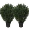 41 Inch Artificial Cedar Topiary Tree 3.4ft Faux Bushes Plant With Pot For Indoor/Outdoor -Artificial Trees Store 71VLhudgw6L